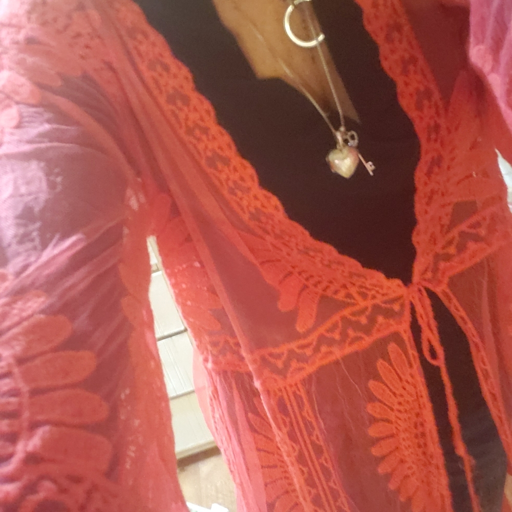 Sheer cover up large